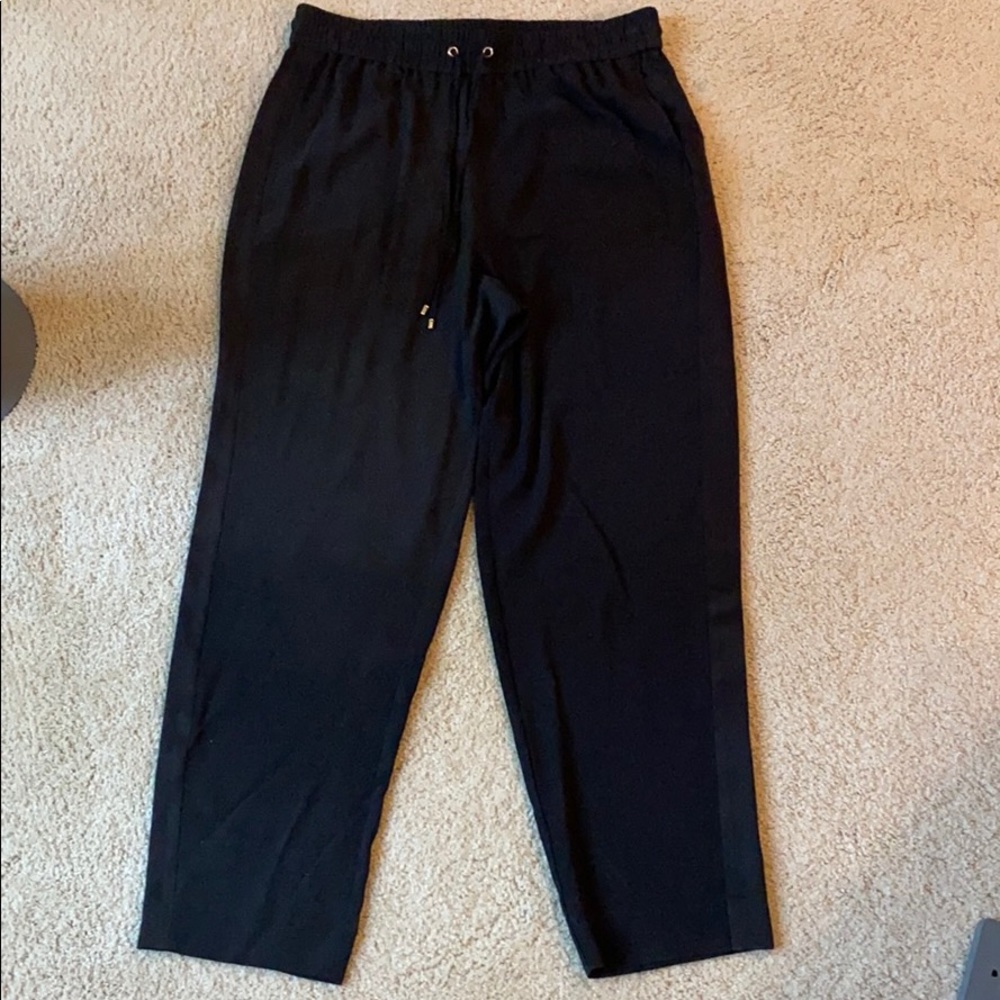 St. John Ladies Black Tuxedo Pants Joggers